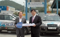 현대·기아차, 여수서 수소연료전지차 시범운행