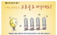 에너지 낭비하는 백열전구 무상 교환 