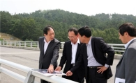 권태균 조달청장, 4대 강 사업예정지 방문