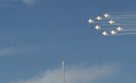 [포토] 도심 상공에서 벌어지는 에어쇼