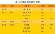 美 주요기업 실적발표 일정