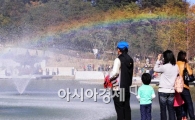 [포토] '북서울꿈의숲' 축하는 무지개