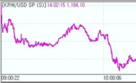 원·달러 1180원대 박스권 진입.."역외셀 진정"