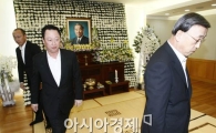 [포토] 빈소 나서는 박용현 회장