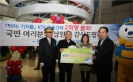 KTX 2억번째 승객은 부산거주 60대 남성