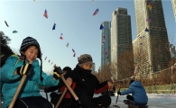 [포토] 도심 속 썰매장!