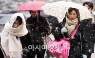 [포토] 눈 내리는 출근길