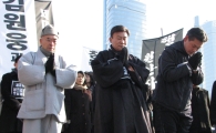 삼보일배, 유관순 결사대 등 다양한 ‘세종시 대응’