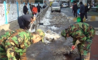 은평구, 이면도로 잔설 치우기 땀 흘려 