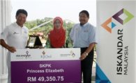 최경주, 말레이시아 자선단체에 기금전달