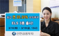 신한투자, 원금 비보장형 ELS 3종 출시 
