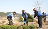 [포토] 코레일 철길 나무심기 행사