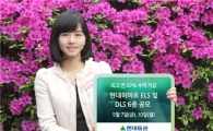 현대證, 최고 연 20% ELS 및 DLS 6종 공모