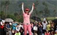 [한국여자오픈] 양수진 "내셔널타이틀 따냈어요~"