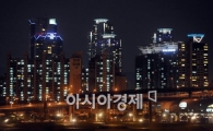 [포토]불 밝힌 서울 아파트