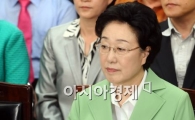 [포토]진지한 표정의 한명숙 후보
