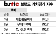[그래픽뉴스]대한통운, 택배 브랜드 1위