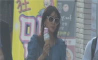 고소영, 임신 6개월 모습 홍대 앞에서 '포착'