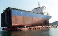 대한통운, 2만5000t급 석유화학운반선 선박블록 운송