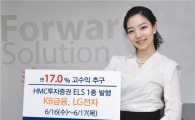 HMC투자증권, 연 17.0% 수익 추구 ELS 공모