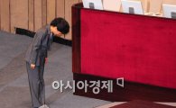 [포토] 박근혜, '동료 의원들이 막아주시기 바랍니다'