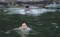'자이언트' 이범수-박진희, 바닷물 빠지는 고난이도 촬영 '아찔'