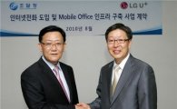 LG U+ 조달청에 모바일오피스 구축