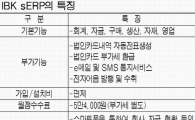 중소기업에 꼭 맞는 ERP 솔루션 'IBK sERP'