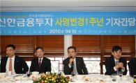[포토뉴스]신한금융투자, 사명변경 1주년 기자간담회