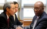 [포토]심각한 표정의 한미통상장관