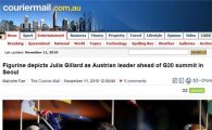 G20 참석 호주 총리 인형 옷 잘못 입혀 망신
