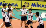[AG]男배구, 사우디 제압..일본과 준결승 맞대결