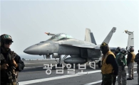 F-35와  F-18수퍼호넷, 타이푼 일본 상공서 공중전