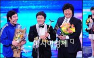 [KBS 연예대상]김병만·박지선, 코미디 男女 최우수상 수상