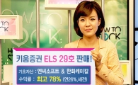 키움증권, 최고 연 26% 수익 ELS 29호 판매