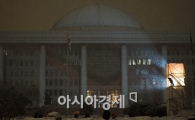 [포토]국회에 새겨진 태권브이