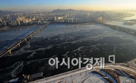[포토] 얼음덩어리 떠다니는 한강
