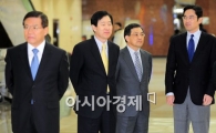 [포토] 회장님 마중 나온 삼성그룹 핵심 임원들