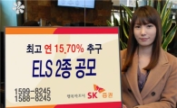 SK證, 최고 연 15.70% 추구 ELS 2종 공모