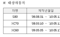 볼보, 연료공급 불량으로 1400여대 '리콜'