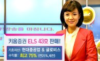 키움증권, 연 최고 25% 수익 ELS 43호 판매