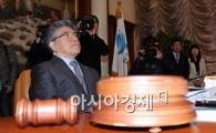 [포토]근심어린 김중수 총재