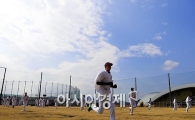 김경문 감독 "선수들 기량 향상, 엔트리 고민돼"