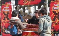 동아오츠카, 에너지 음료 'X cocas' 샘플링 행사