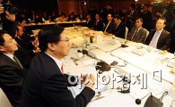 [포토] 대기업 임원들 만나는 최중경 장관
