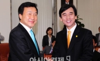 [포토] 유시민 만나는 손학규 민주당 대표