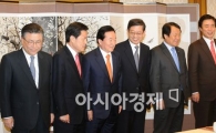 [포토] 전국 광역시장 만나는 김황식 총리