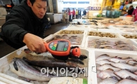 [포토]일본 수산물 방사능 검사!