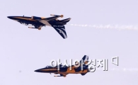 [포토] 아슬아슬한 장면 연출하는 블랙이글스