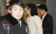 [포토]목발에 의지한 신정환